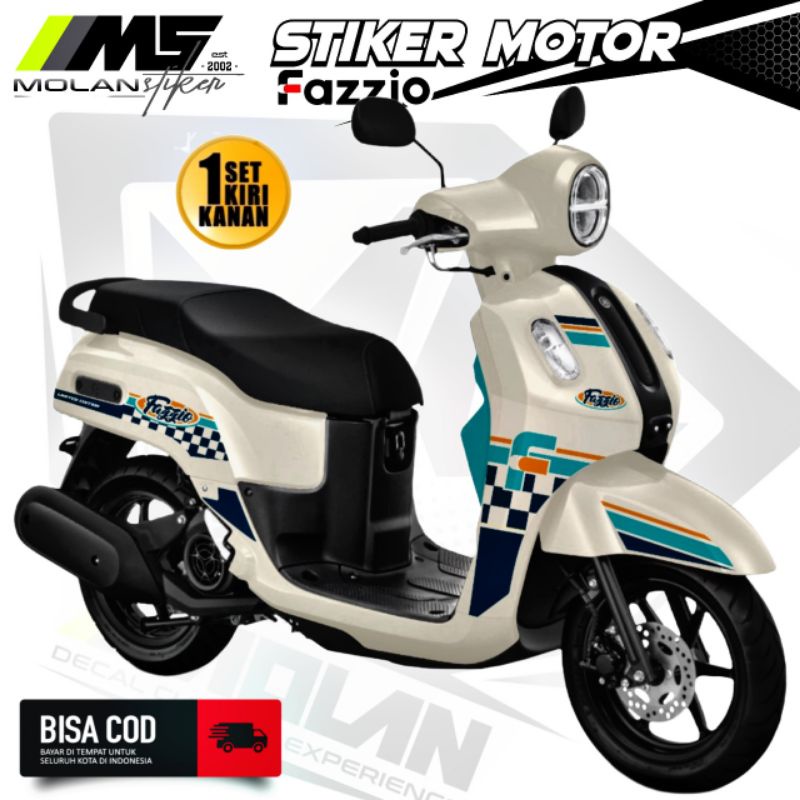 Decal Sticker Striping Variasi Yamaha Fazzio 125 - Yamaha Fazzio Hybrid |Decal Fazzio - Lis Fazzio -