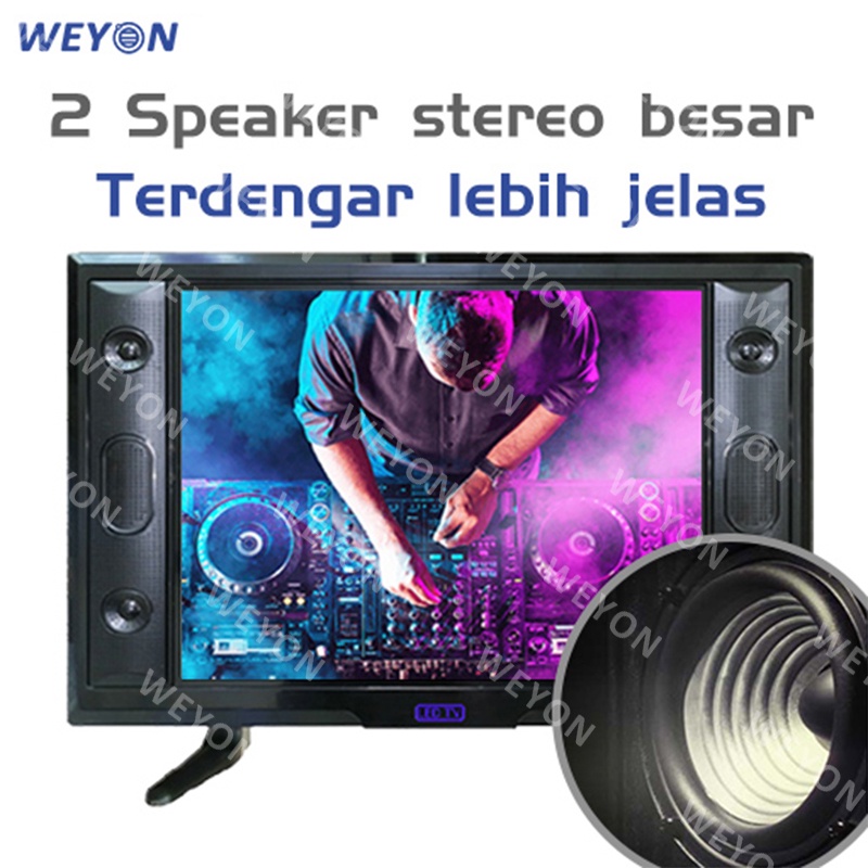 Weyon Sakura TV LED 24 inch HD Ready Smart TV Televisi With STB(SMART-S24BWIDE)