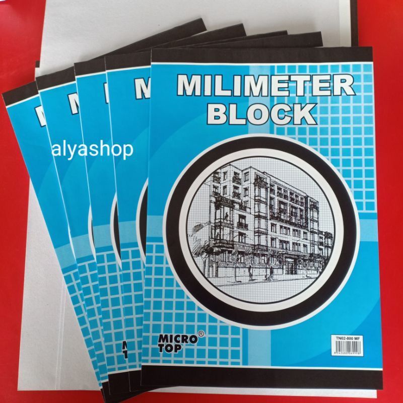 Milimeter Block - Micro Top - Ukuran F4/Folio