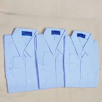 Baju Sekolah / Seragam sekolah Lengan Panjang Polos  SD  SMP  SMA