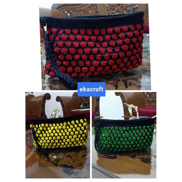 Dompet Rajut unik dompet unik dompet hp rajut