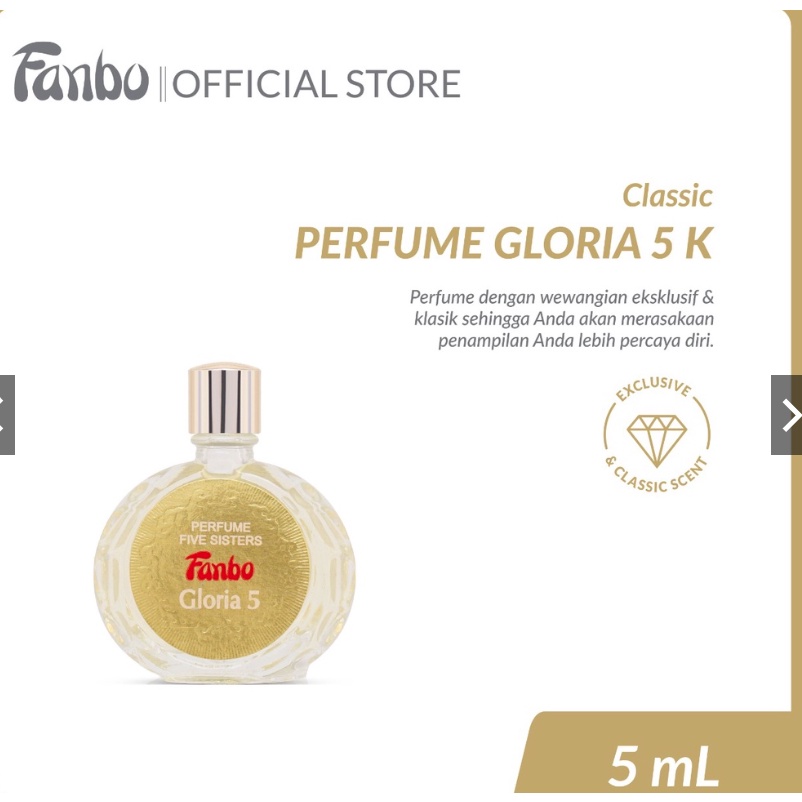 Fanbo Perfume Gloria 5 -  Perfume dengan wewangian eksklusif dan klasik