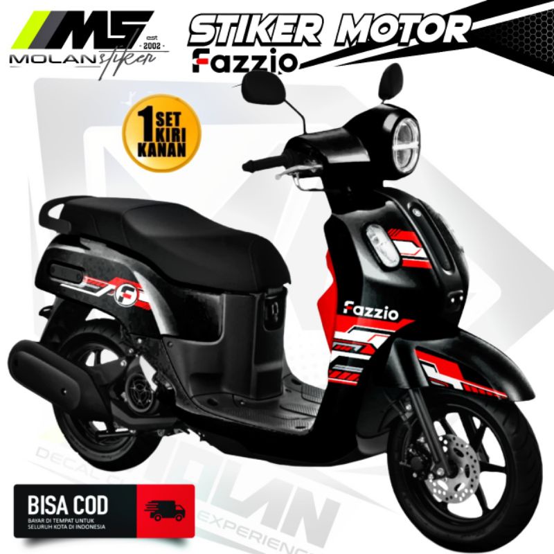 Decal Sticker Striping Variasi Yamaha Fazzio 125 - Yamaha Fazzio Hybrid |Decal Fazzio - Lis Fazzio -