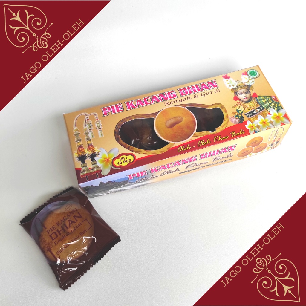 Pie Kacang Dhian isi 10pcs - pie kacang Bali
