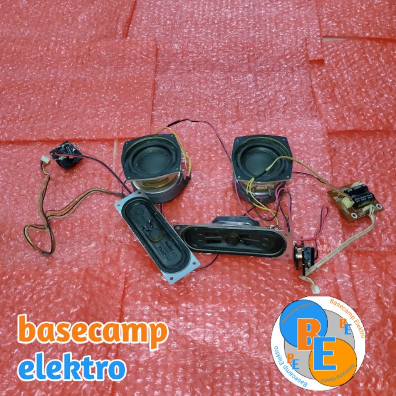 Speaker Subwoofer Twitter TV LED POLYTRON Bekas Unit Pecah Layar