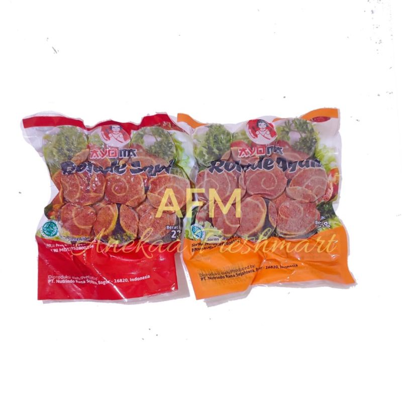 

AYOMA ROLADE AYAM/SAPI ISI 9PCS/225GRAM CHICKEN/BEEF ROLADE