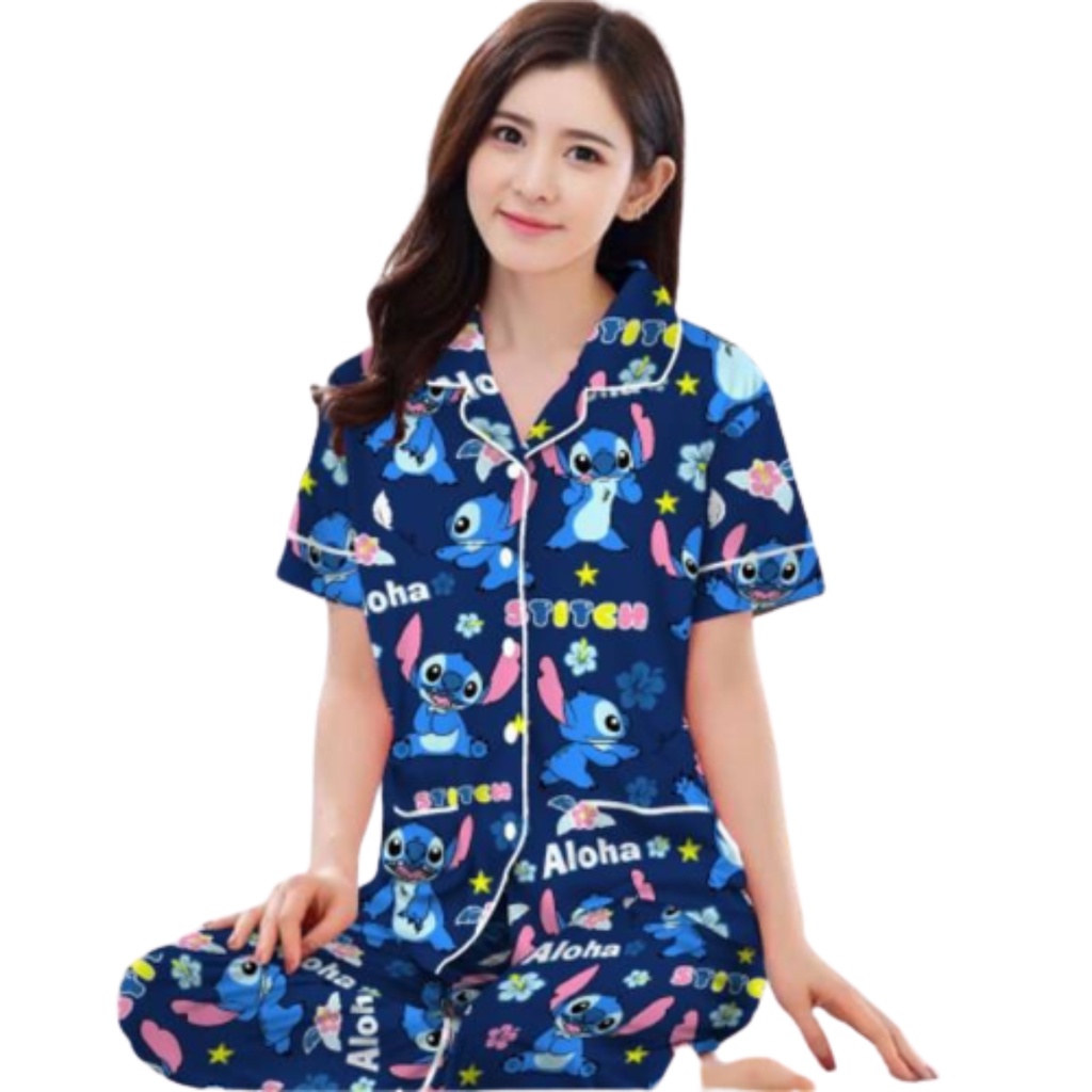 CIAHAW Baju Tidur Piyama Wanita CP Motif Panjasmas