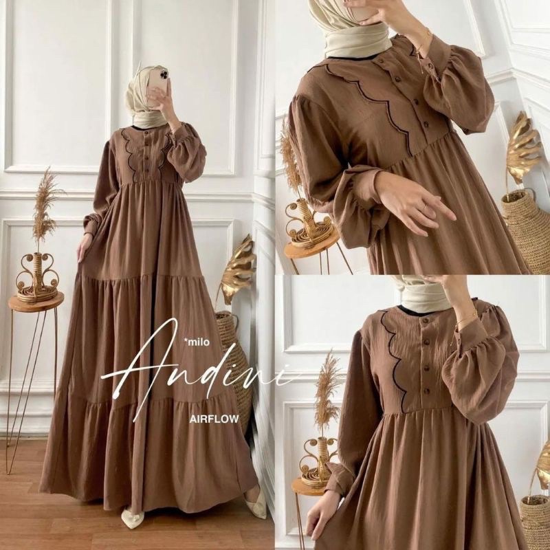 ANDINI BORDIR DRESS MAXY CRINGKEL AIRFLOW