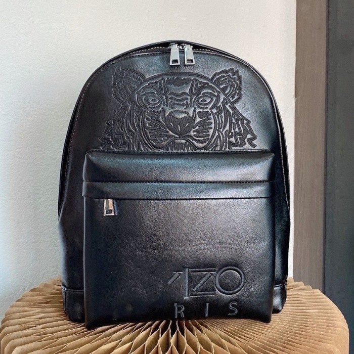 Backpack tiger Leather Black For Men