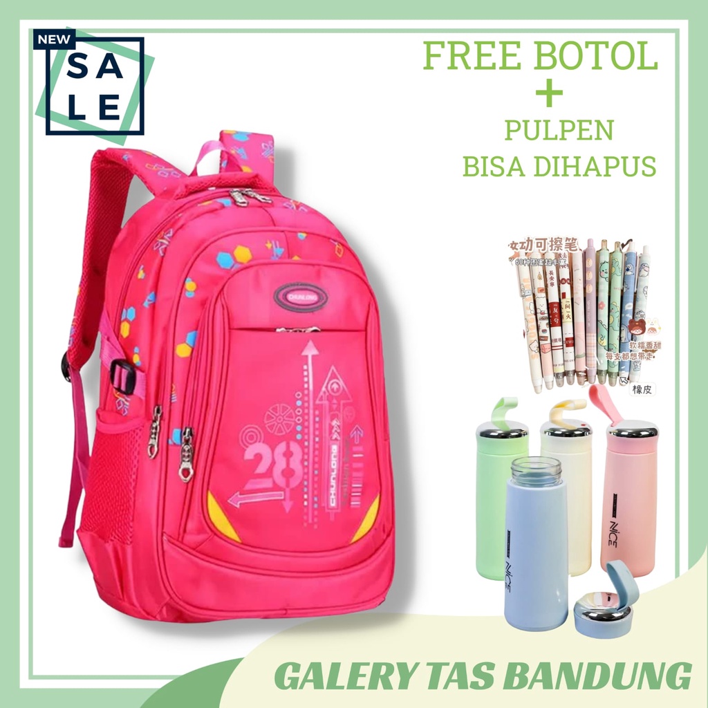 GTB - Tas Ransel Anak Perempuan Dan Anak Laki-laki Sd, Smp, Sma Premium Quality