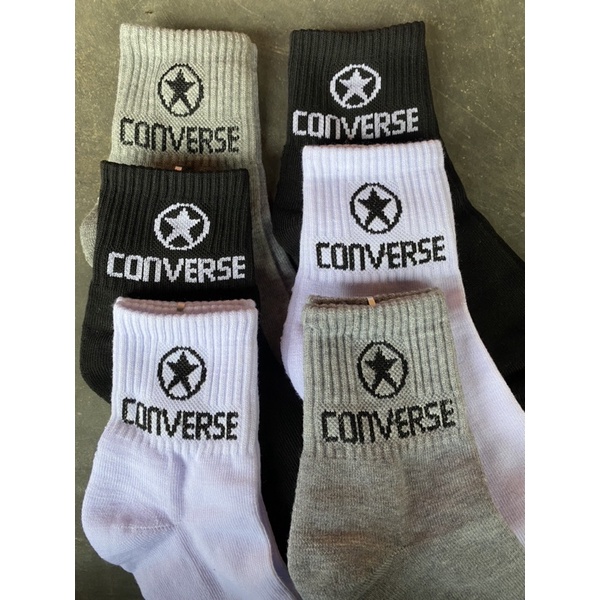 Kaos Kaki Converse Sock Atas Mata Kaki Sport Tebal