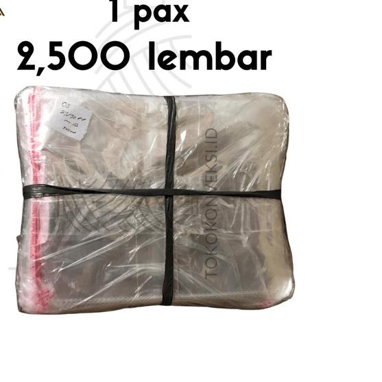 

Plastik OPP 500 Lembar Ukuran 28x35 Tebal 03