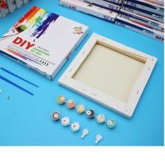 

DIY painting by number 50x40cm lukisan kanvas Cityscape - London Bridge, Unframed