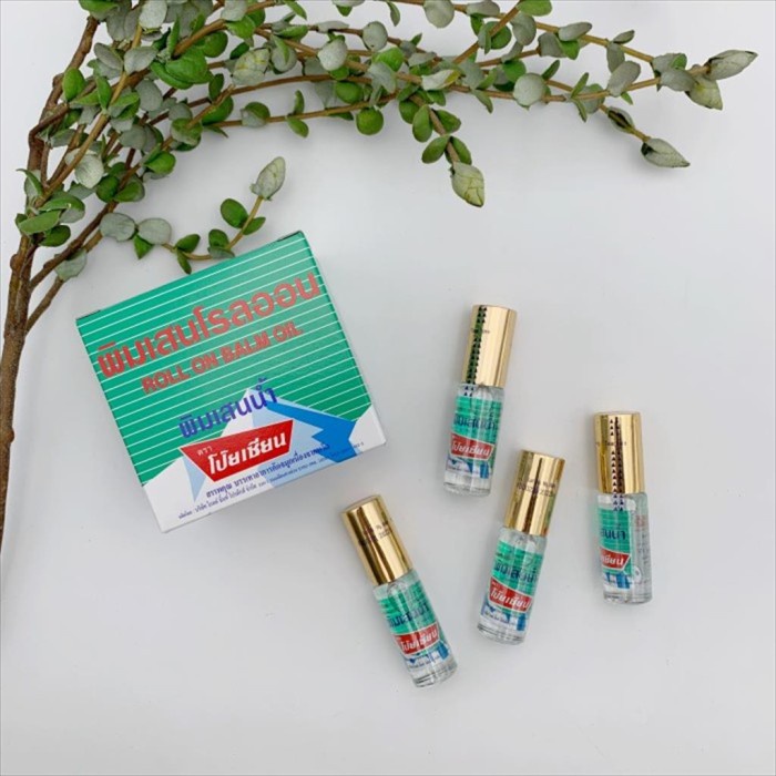 Minyak Angin Poy Sian Brand Roll On Pim Saen Balm Oil Thailand