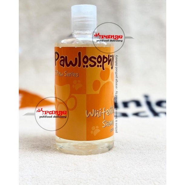 pawlosophy whitening shampoo 500 ml anjing bulu putih white dog