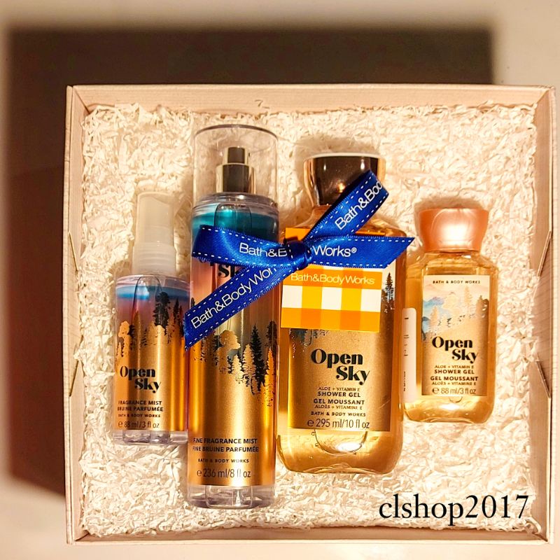 BBW OPEN SKY GIFT SET PAKET BATH &amp; BODY WORKS