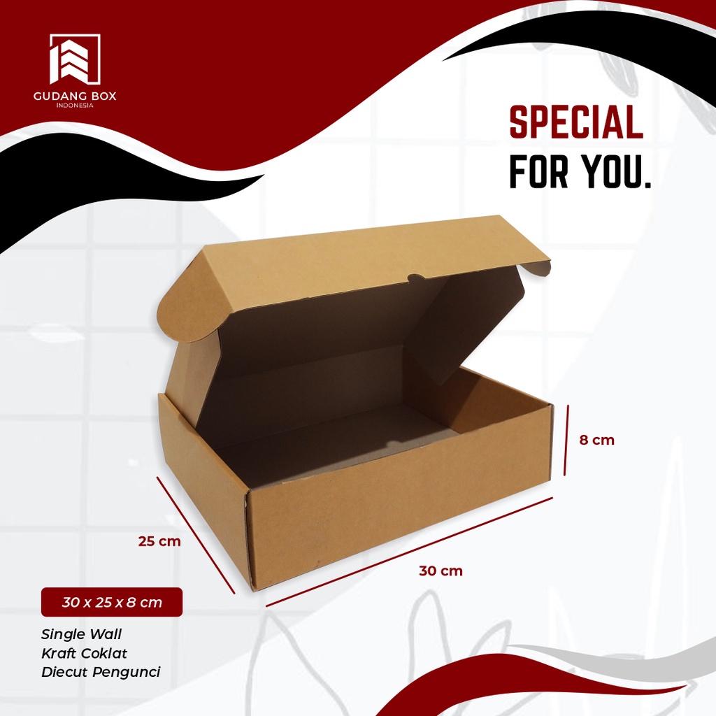 

Kotak Kado - Special For You (Uk. 30 x 25 x 8 cm) Boxhampers/Boxkado/Boxhadiah/Kardus/Packaging/Boxbaju/Kemasan/Custombox