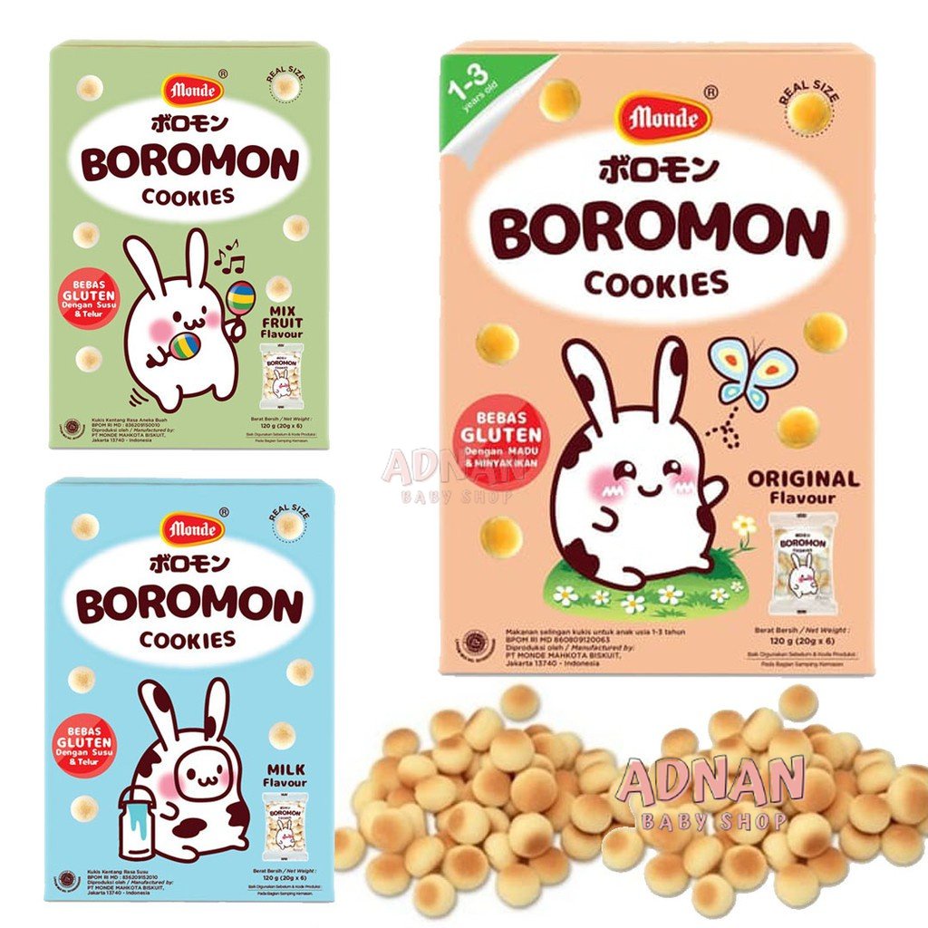 Monde Boromon Cookies / Snack Bayi/ Biskuit Bayi