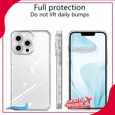 CLEAR CASE FULL CAMERA PROTECTION OPPO RENO 8 4G RENO 7 4G / RENO 8 PRO SOFTCASE BENING CASE TRANSPARAN ORIGINAL