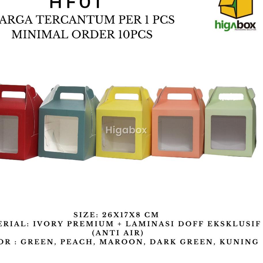 

ヿ Cake Box, Kotak Kue, Gable Box Mika, Kemasan, Packaging, Hampers | HF01