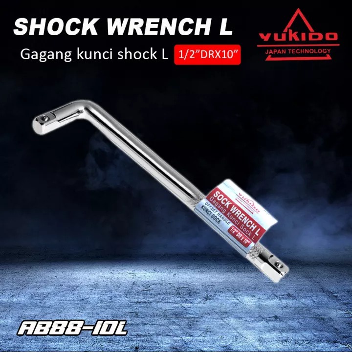 Gagang Shock L 1/2&quot;x12&quot; Stang Sock Sok L 12 Inch - L Handle Gagang Sock Sok Offset Handle 1/2&quot;