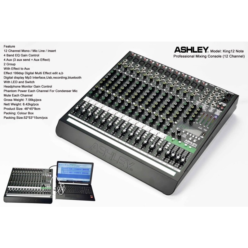 MIXER ASHLEY KING 12 NOTE ORIGINAL