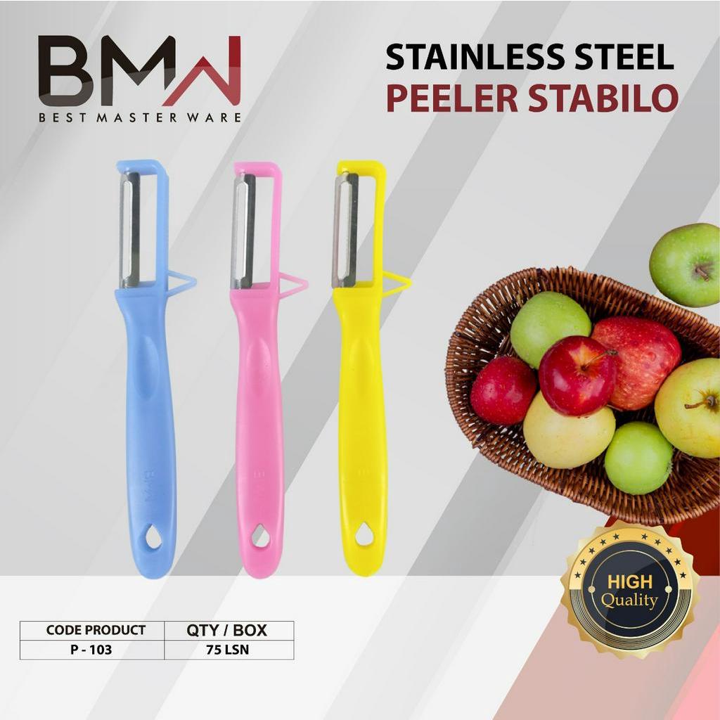 Murah Lebay P103 Pisau Pengupas Peeler Pengupas Kulit Buah Dan Sayuran Stainless