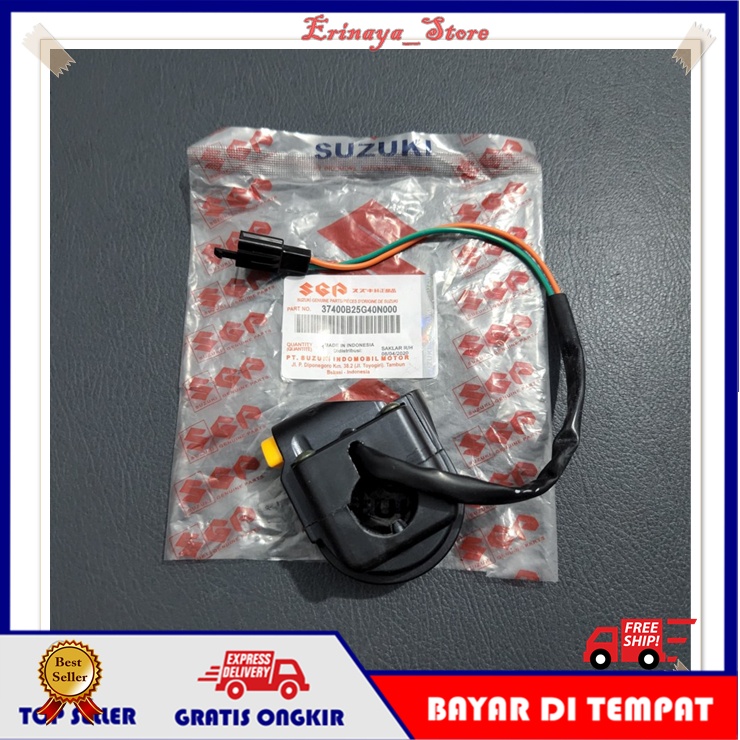 ORIGINAL SGP Sakelar Saklar Switch Kanan Holder Gas Tombol Stater Motor Suzuki Satria FU 150 Origina