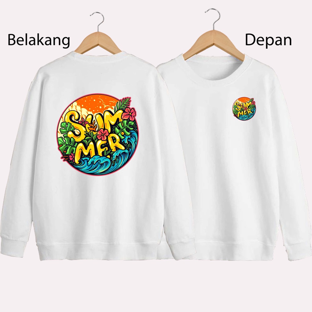 SWEATER UNISEX DB SUMMER PRIA DAN WANITA  SWEATER JUMBO