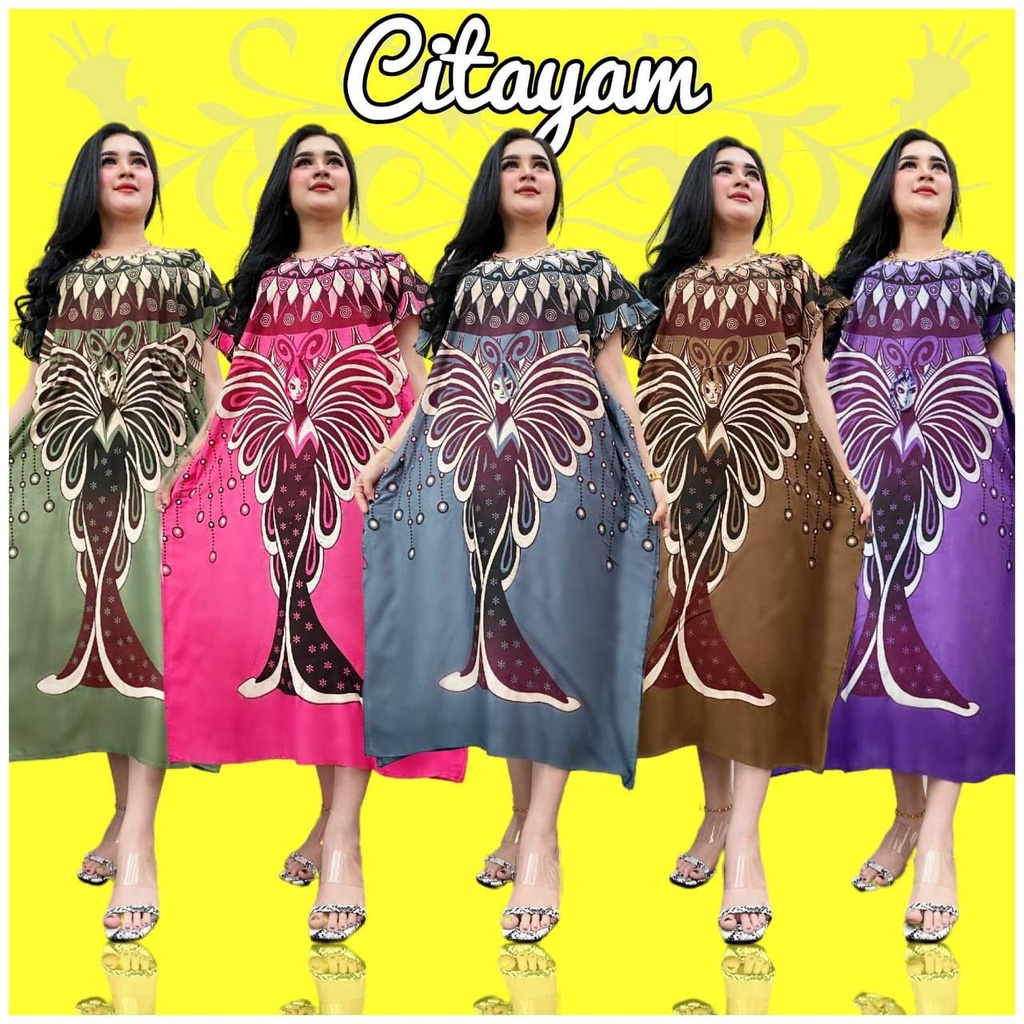 Daster Jumbo Kelelawar Kalong Kekinian LD 120 Bahan Rayon Wanita Kekinian Terbaru