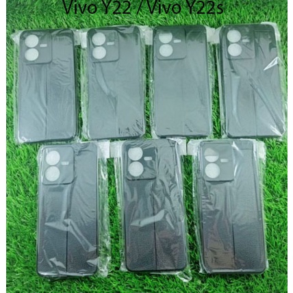 Case Auto Focus Vivo Y22 / Vivo Y22s Leather Experience SoftCase Slim Ultimate / Casing Kulit