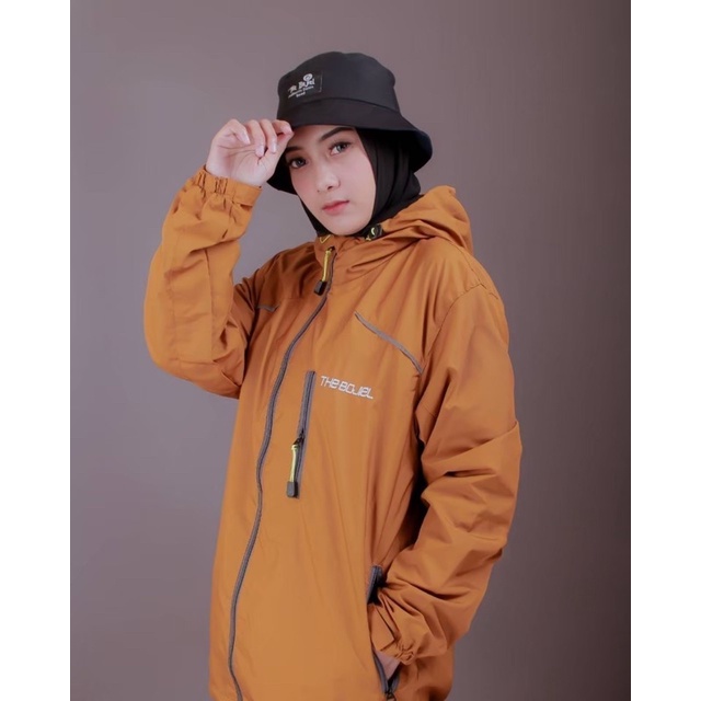 Orange Jaket The Bojiel Pleasure Jaket Parasut Jaket Outdoor