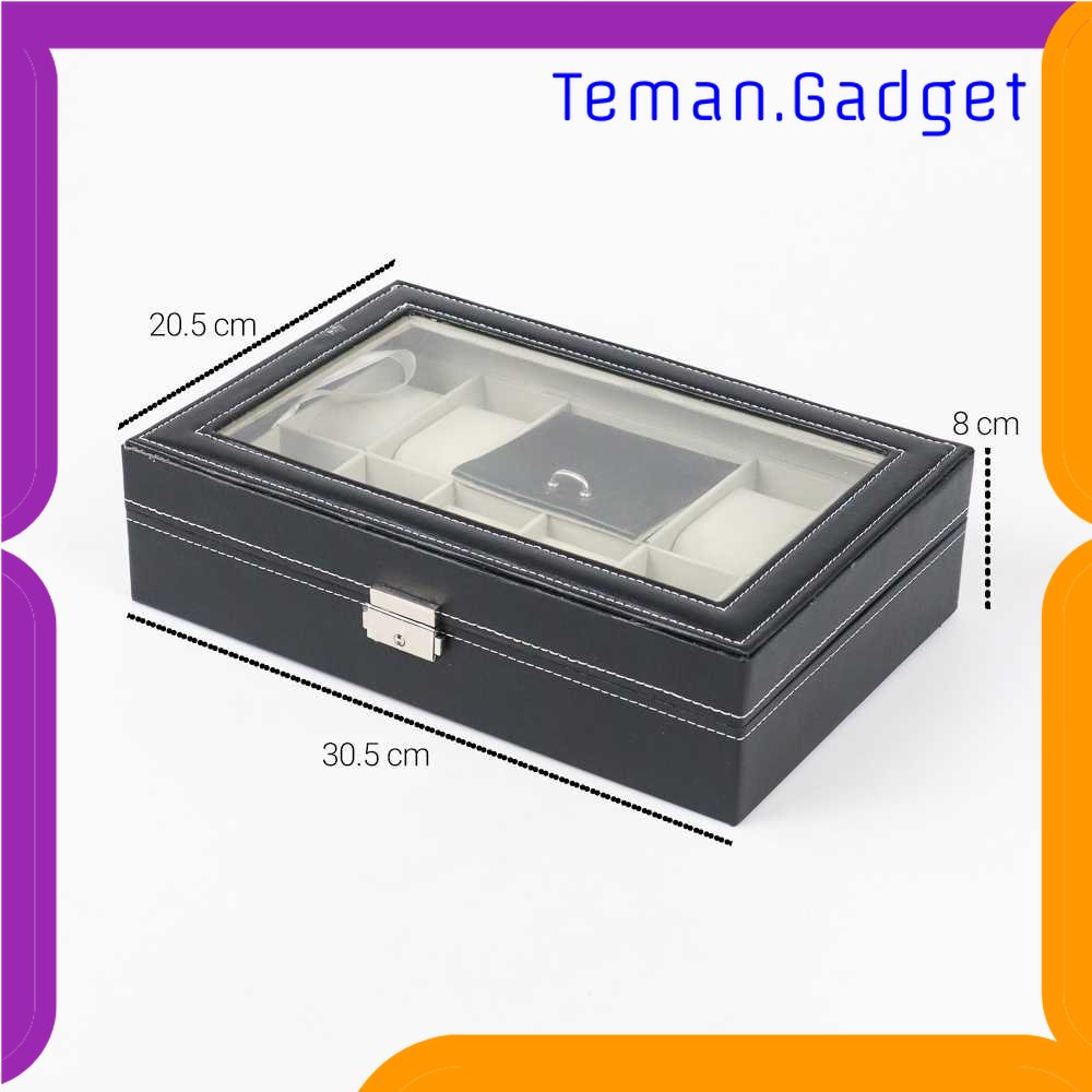 TG-TRV Kotak Perhiasan dan Jam Tangan Organizer Box