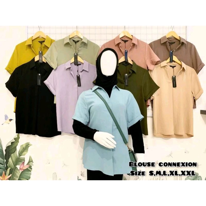 BLOUSE CONNEXION CRINKLE