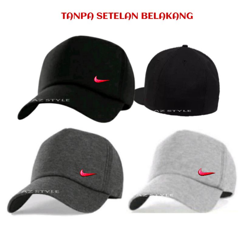 Topi Baseball Tanpa Setelan Belakang//Topi Built up