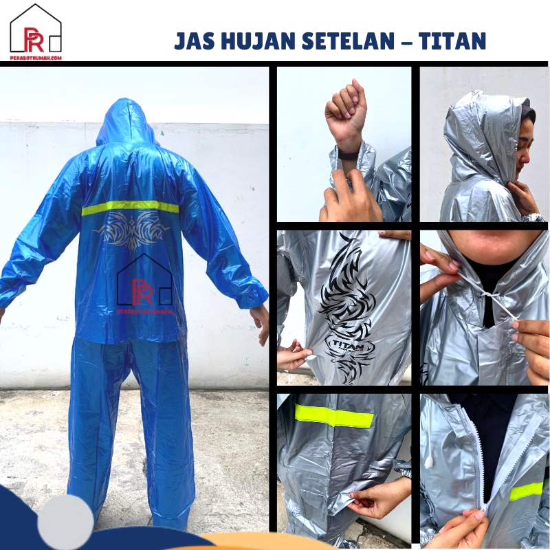 Jas Hujan Dewasa Setelan Jumbo / Mantel Hujan Batman Kelelawar Big Size