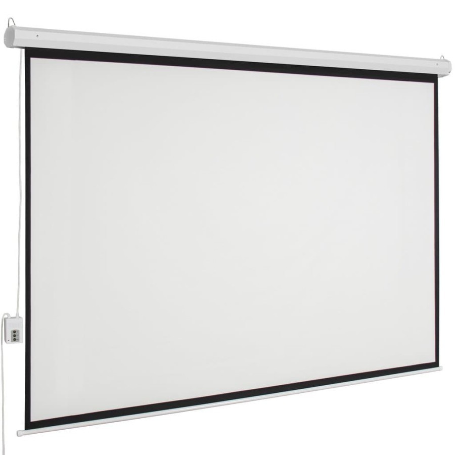 Layar Proyektor Remote Screen Projector Motorize 150 Inch