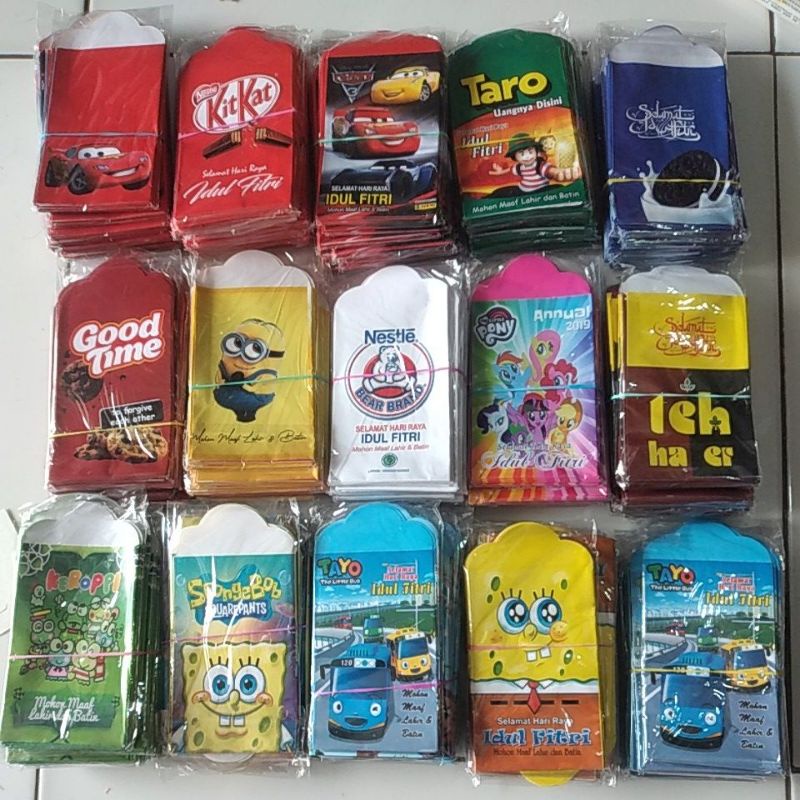 

amplop karakter isi isi 10 pcs