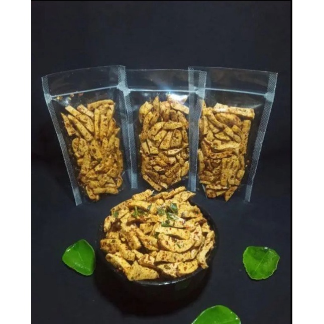 

(basreng) baso goreng stik pedas daun jeruk