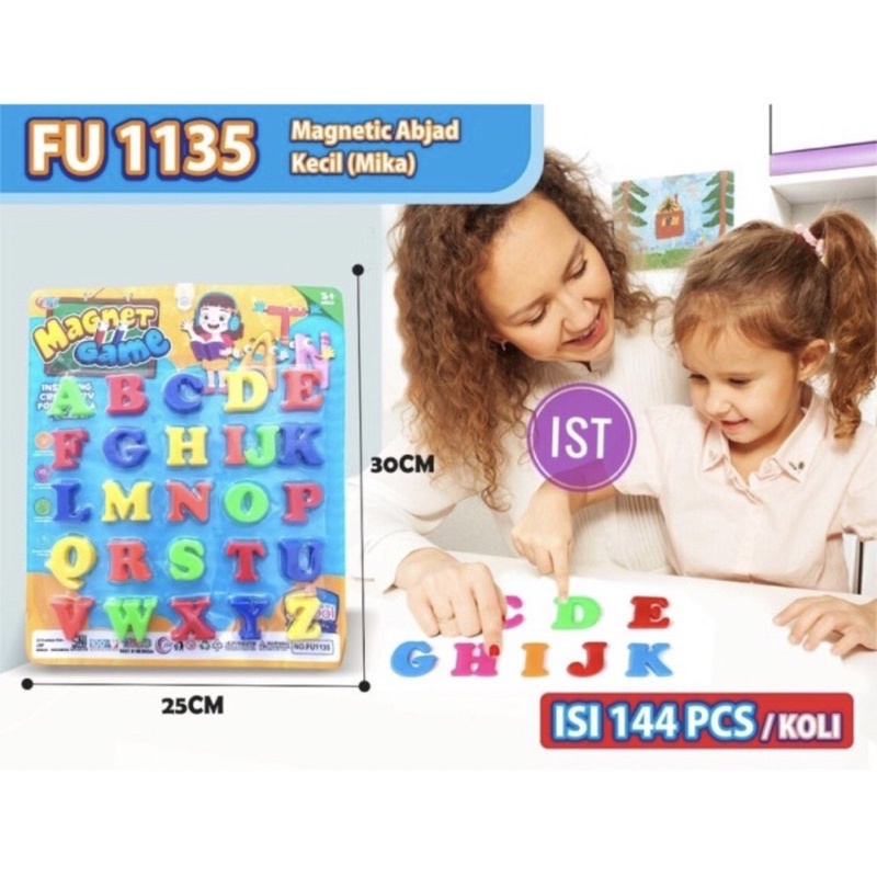 MAINAN ABJAD / HURUF MAGNET (MAGNET GAME)