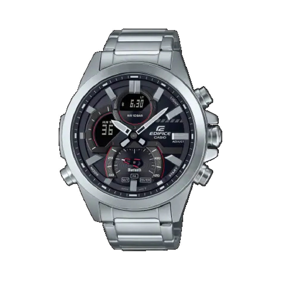 Casio Edifice Jam Tangan Pria Analog Digital - ECB-30D-1ADF