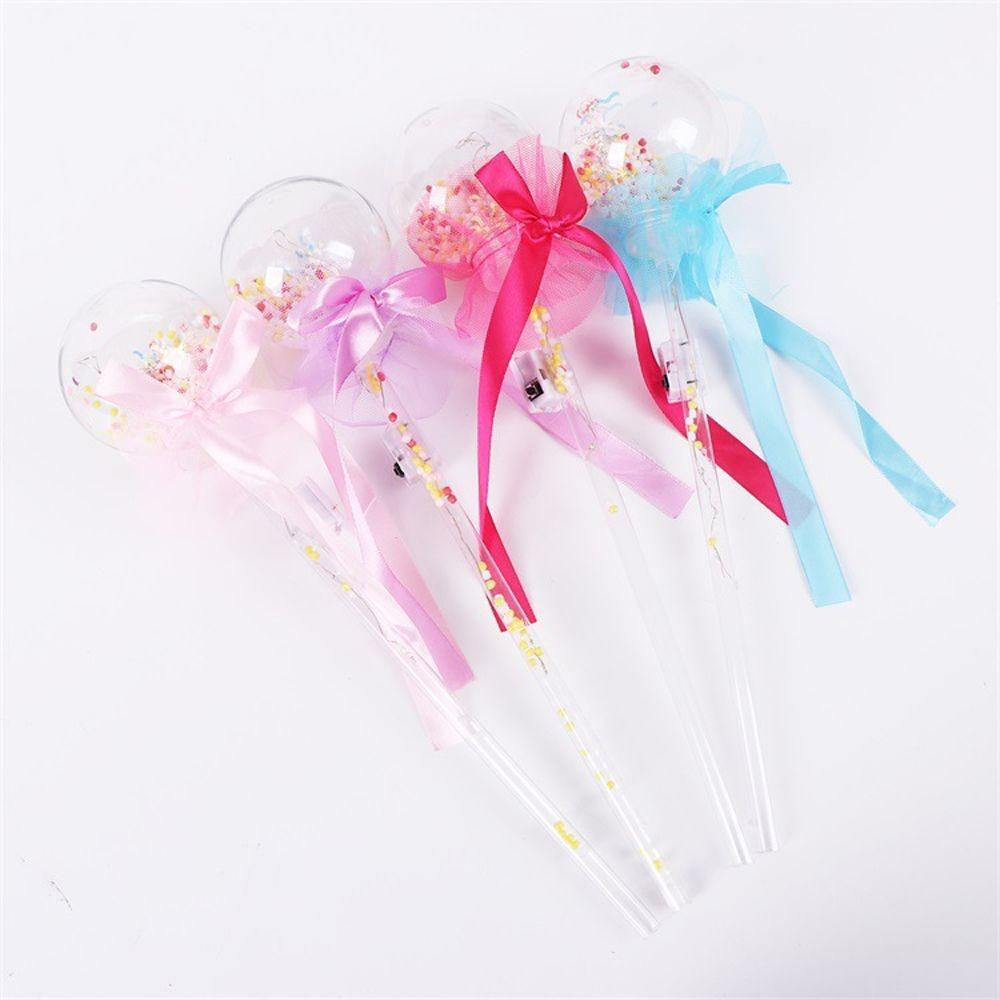 Top LED Magic Fairy Stick Pop Ball Bola Bintang 1 Pc Luminous Mainan Cheering Stick Novelty Mainan Anak Peri Kedip Tongkat Tongkat Menyala Tongkat Bola Ajaib