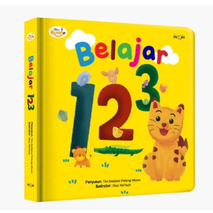 

`````````] BUKU ANAK seri kumi BELAJAR 123 BOARDBOOK
