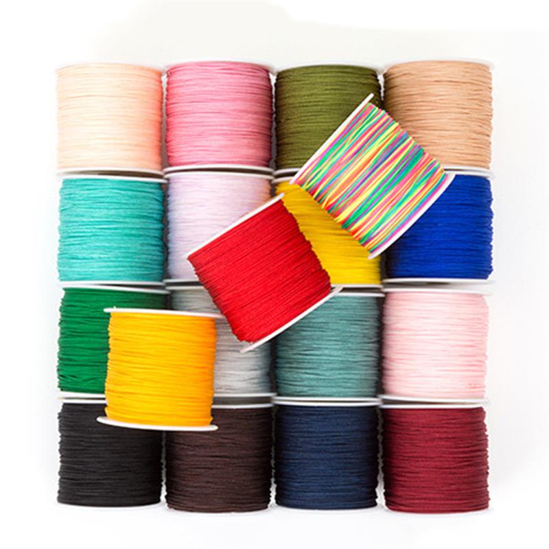 1 ROLL NYLON THREAD 0.8 MM TALI NYLON UNTUK PHONESTRAP MACRAME CORD