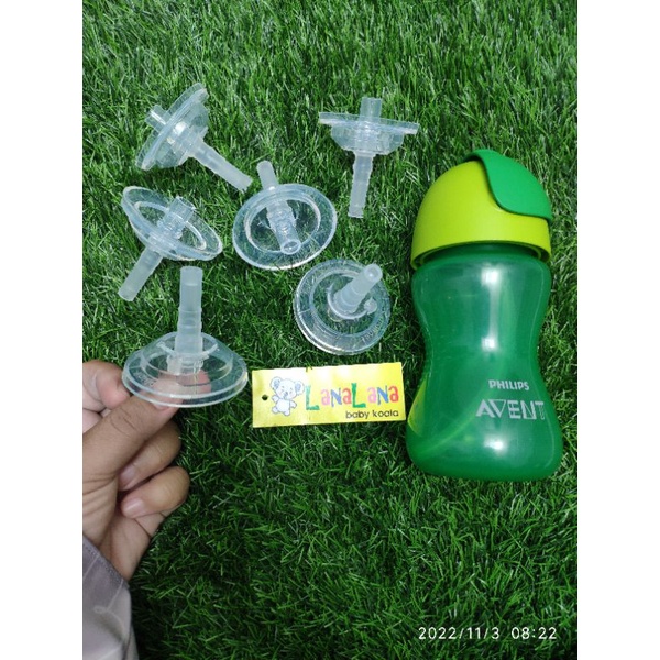 Nipple straw untuk avent cup Bendy. pengganti sedotan dot nipple avent training