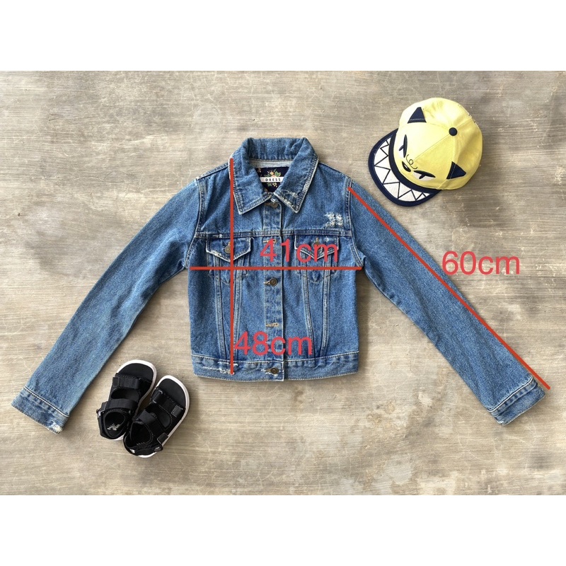 jaket jeans cewek / trucker jeans wanita original n0t uniqlo