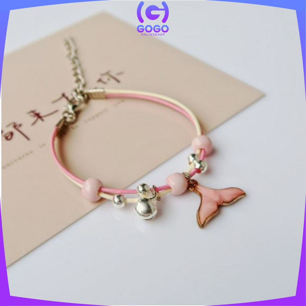 GOGO-K75 Gelang Wanita Karakter Gelang Persahabatan Tali Bracelet Korea Motif Kartun Fashion Gelang Tali Korea