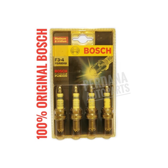 Busi Mobil Busi Bosch Platinum Iridium Fusion Fgr8Dqi Kaki4 Cross Ik20 Bkr6Eix-11