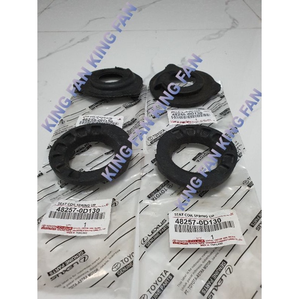 KARET TATAKAN PER KEONG BELAKANG VIOS YARIS 4PC ASLI