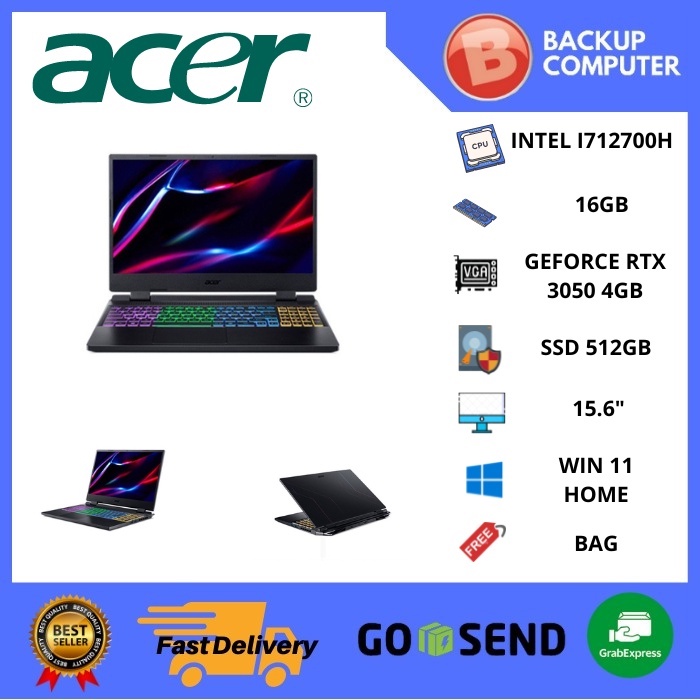 ACER NITRO AN515-58-780Q NH.QFHSN.001 i7-12700H